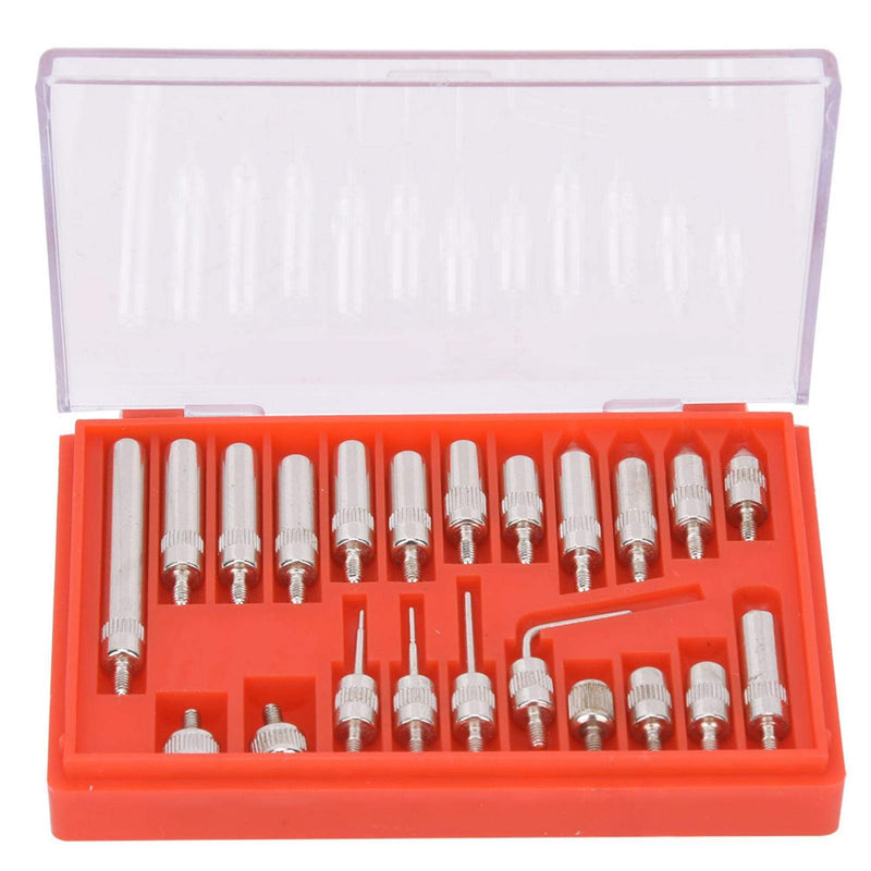 22-piece dial gauge, pointed tip dial gauge, indicator replacement measuring tip set, dial gauge with pointed tip, replacement display, measuring point tip with housing.