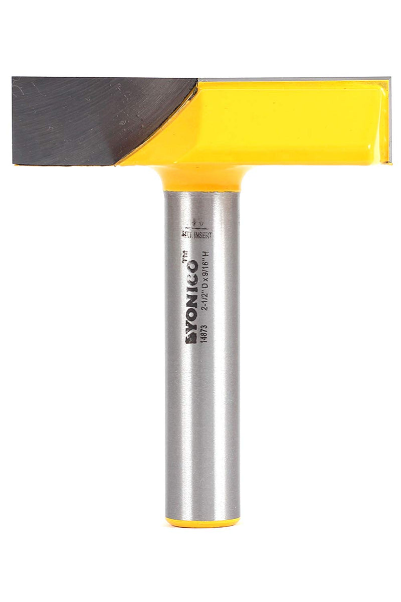 YONICO Surfacing Planing Router Bits Bottom Cleaning 2-1/2-Inch Diameter 1/2-Inch Shank 14873 2-1/2" Width - 9/16" Length - 1/2" Shank
