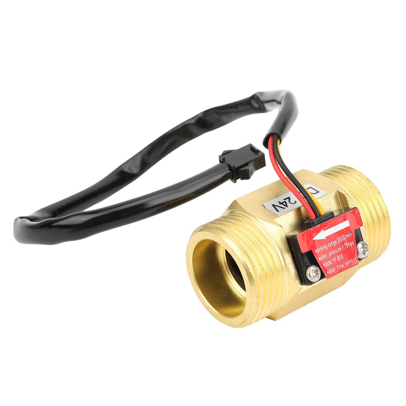 YF-B10 Water Flow Sensor with Hall Effect Flow Meter Switch G1 DC24V 2-50 L/min