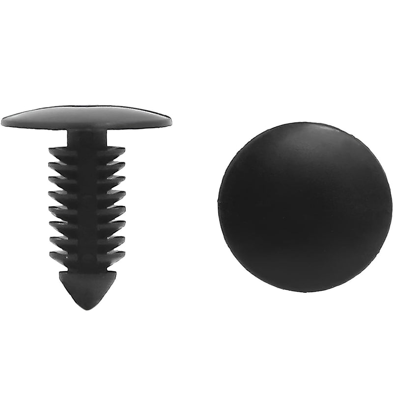 ELK 1" Vapor Barrier Fasteners for Crawl Space Encapsulation and Automotive Repairs - Secure Moisture Barriers with Precision Dimensions and Effortless Installation (Black, 100 Pack) 100 Pack (Black)
