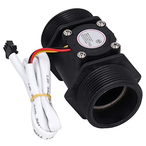 Water Flow Sensor DN40 Hall Flow Meter DC 3-24V Liquid Water Flow Sensor Switch for Water Machines