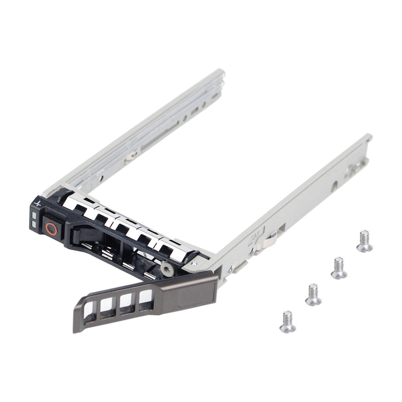 Hard Drive Caddy 8FKXC 08FKXC Hard Drive Bracket 2.5" SSD Mounting SAS SATA Caddy Compatible for Dell PowerEdge R630 R730 R730XD T630 R430 T430 PowerVault MD1420 MD3420 Series 1 PACK