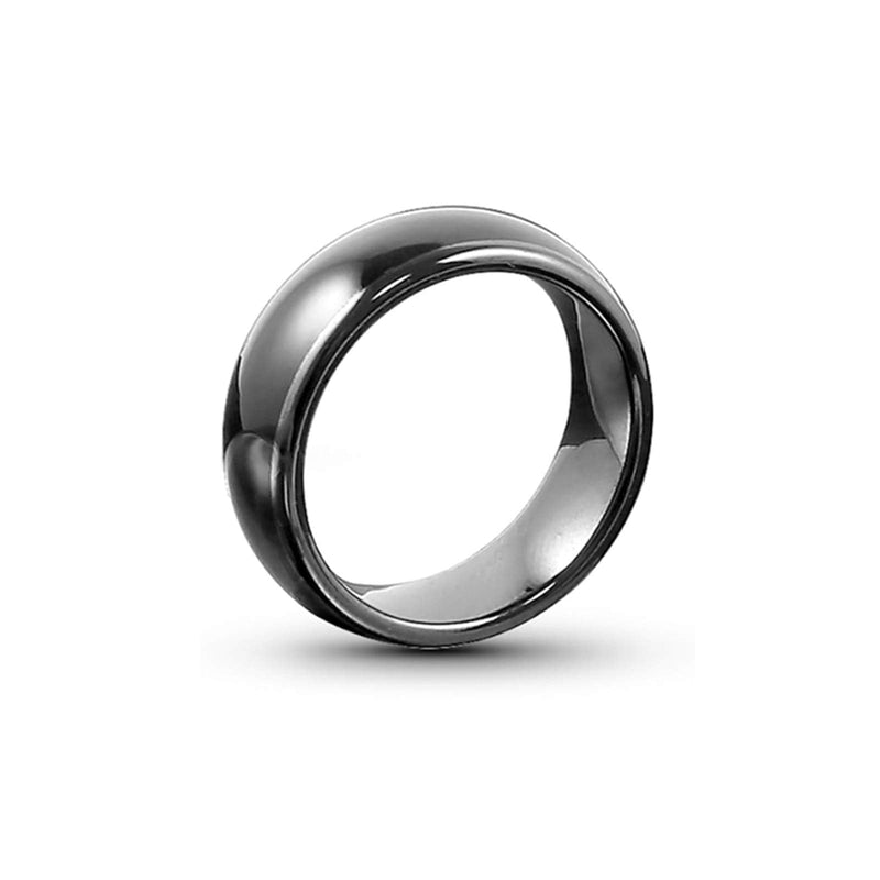 T5577 or UID chip RFID Black Ceramics Smart Finger rewrite Ring 125KHZ/13.56MHZ Wear for Men or Women(UID 13.56MHZ-18MM) UID 13.56MHZ-18MM
