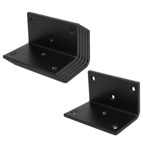 6 PCS 2"x2"x4" L Angle Bracket, Corner Brace for Wood, Countersink 2" x 2" x 4" 6