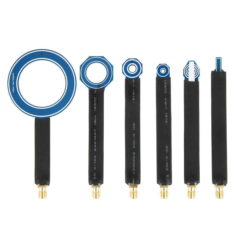 Set of 6 Near Field Magnetic Field Probes EMC EMI EMI Near Field Probes Connection to Spectrum Analyzer Accessories for Electronic Components Radiation Test Antenna | Radiation test antennas, with storage box, for finding interference sources, identify...