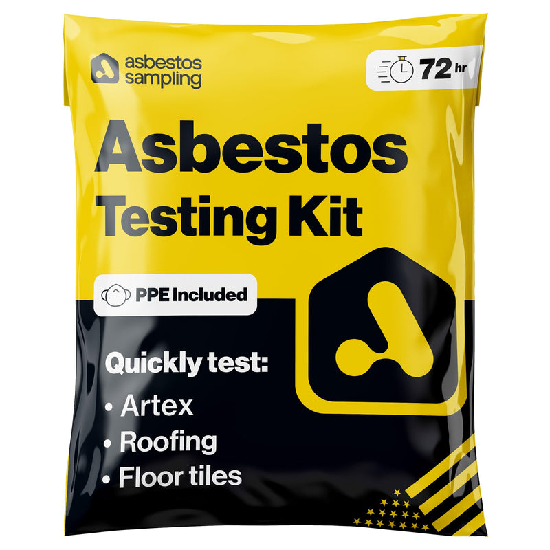 Asbestos Testing Kit (Quality PPE Included) - 3 Business Day Results (72hr) from NVLAP Lab - Test Fee Included (1 Sample) 1 Sample
