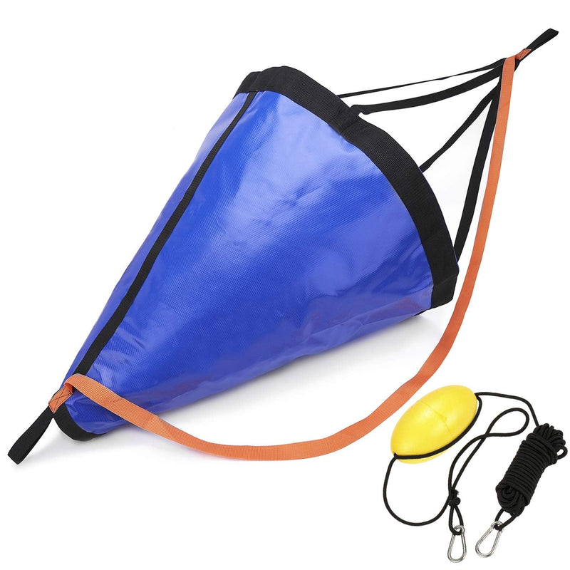 Drift Sock with Harness Buoy,Ocean Anglers Fishing Drogue Sea Anchor for Boat/Kayak/Pontoon 40'' for 18 - 20ft Boat