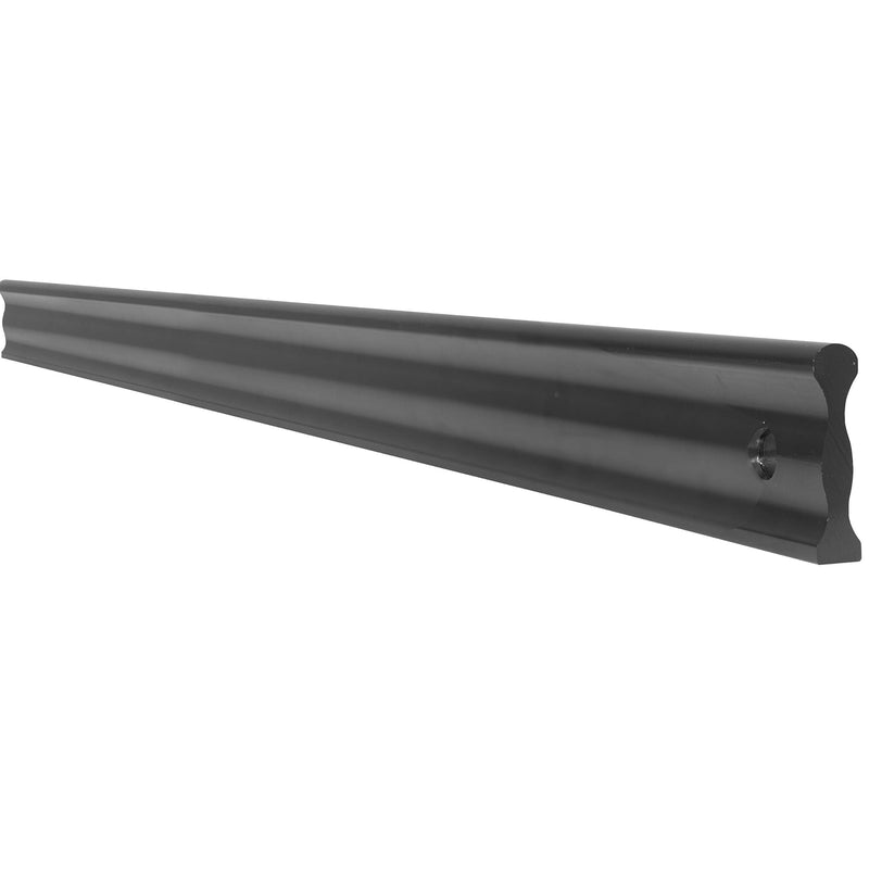 18" Anodized Aluminum Straight Edge Tool with .001 Tolerance Precision Edge, Check Straightness On Metal Surface Tops & Machinery, Layout Tool for Marking and Scribing Lines