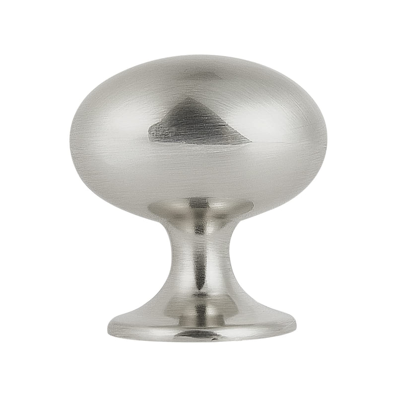 HARPOON Cabinet Hardware Knobs Round Furniture Mushroom Knob - 1.4 Inch 10 Pack Satin Nickel 1.4 Inch - 10 Pack
