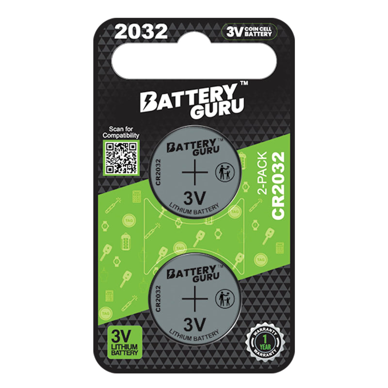Key Fob Battery Replacement for Toyota Rav4 (2013-2023) RAV4 Smart Key Remote Battery CR2032 3V Powered by BatteryGuru
