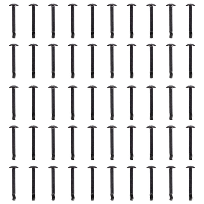 50pcs Computer Case Fan Screws Long Self-Tapping Round Head Screws for Cooling Fan Installation and Easy to Use for Personal Professional Use