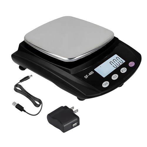 Digital Lab Scale 600g x 0.01g Accuracy Laboratory Balance (Black)