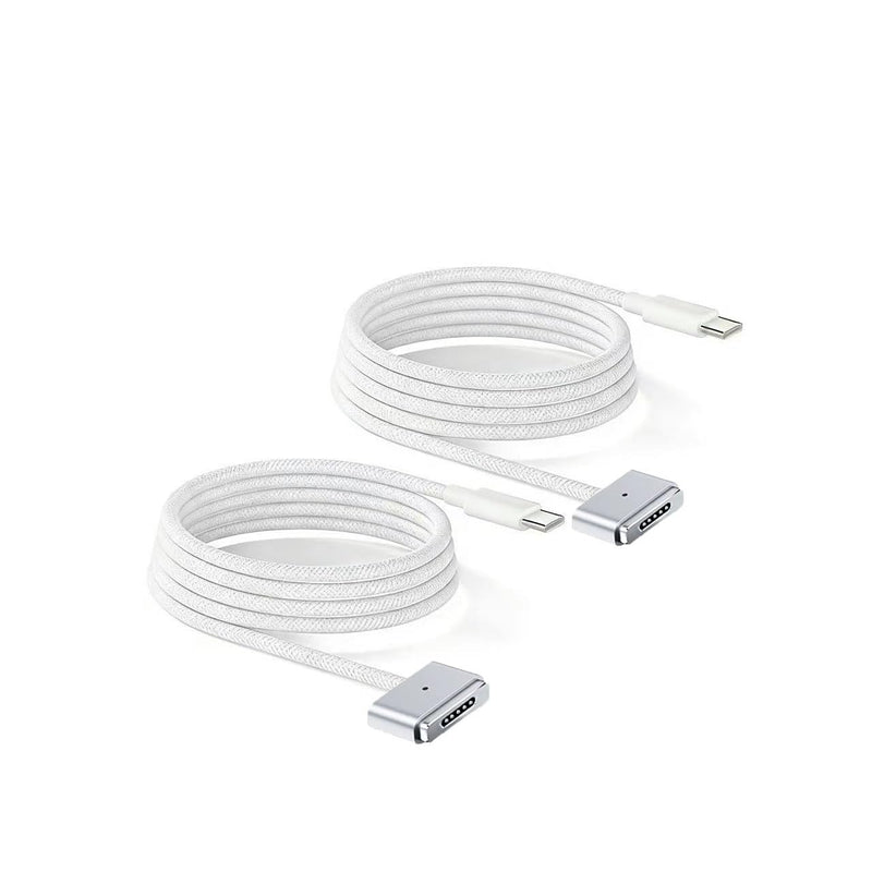 LSY Elvoes 140W 6.6 FT Magnetic 3 Cable, Compatible with Mac Book Pro 16 14 inch and Air 15 13 inch 2026 2025 2024 2023 2022 2021,M1 M2 M3 M4 M5(mag 3) (2) 2
