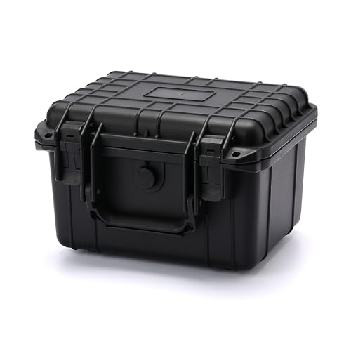 Mayouko Portable Tool Box with Shock- Proof Sponge, Water Proof Grade IP67, Waterproof Hard Case with Foam Insert, Handheld Gimbal Explosion-Proof Box, Waterproof Hard Case, 10.6 x 9.7 x 6.9 inch 10.4"Lx 9.4"Wx 6.9"H