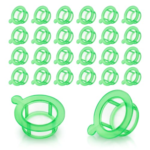 100Pcs 100µm Cell Strainer, Sterile, Nylon Mesh Filter with Handle