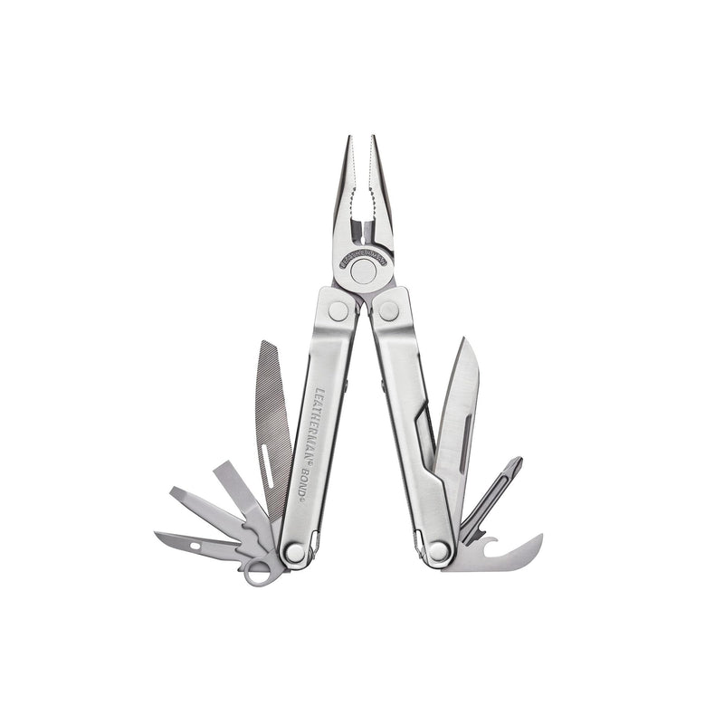 LEATHERMAN, Bond Multitool, Stainless Steel EDC Tool with 420HC Blade, Built in the USA