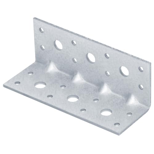 4 Pack L Right Angle Bracket, 5-1/2" x 2" x 2" Corner Brace for 6x6 Lumber