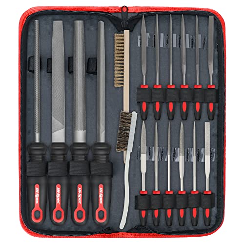 Hi-Spec Metal Hand & Needle Files Tool Kit Half Round Wood and Crafts 18 pieces