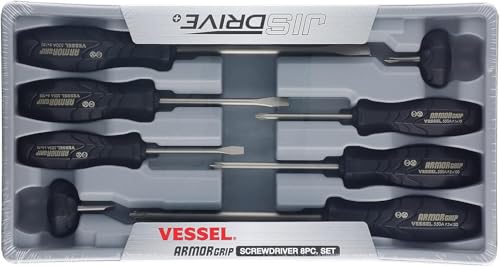 VESSEL ARMOR GRIP Screwdriver 8PC. Set Previous