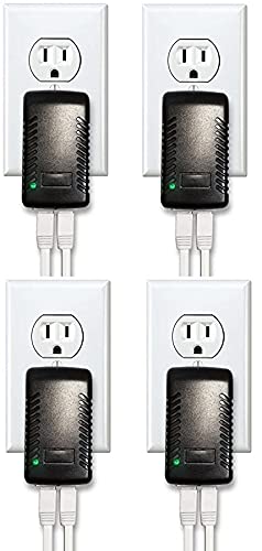 4 Pack IPCamPower Mini POE Injector Wall Wart Plug | 802.3af Full 15 watts | Designed for IP Cameras and Phones Like Cisco/Polycom/Aastra 15 Watts - 4 Pack