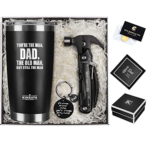 Birthday Gift For Dad-Fathers Best Day for Dad Ever Gifts for Men from Daughter Son Wife Personalized Present for Him PaPa Multitool A-DAD Multitool SET