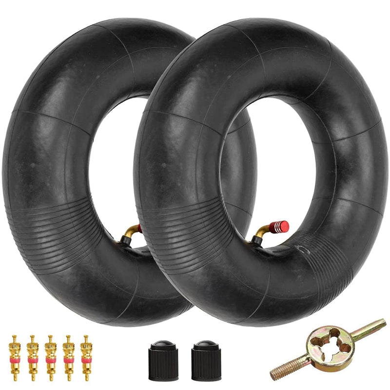 FVRITO 13x5.00-6 5.00-6 Inner Tube for Razor Dirt Quad (Versions 1-18) Go Kart ATV Yard Tractor Snow Blower Wagons Hand Truck lawnmower Tractor wagon generator pressure washer air compressor 2 pack 13x5.00-6(2 Pack,Bent Valve）