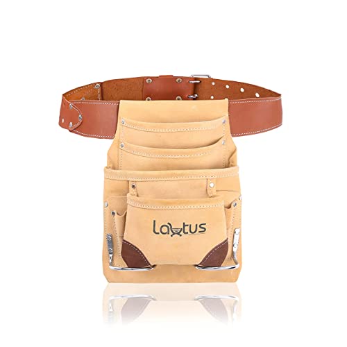 LAUTUS SUEDE TOOL POUCH & 3" BROWN BELT BUNDLE