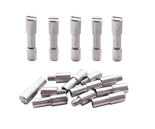 NC HAISDA Stainless Steel Corby Bolts Fasteners EDC KnifeMakers Pivot Pin Rivets DIY Knife Handle Studs Screws Pack of 10 5mm