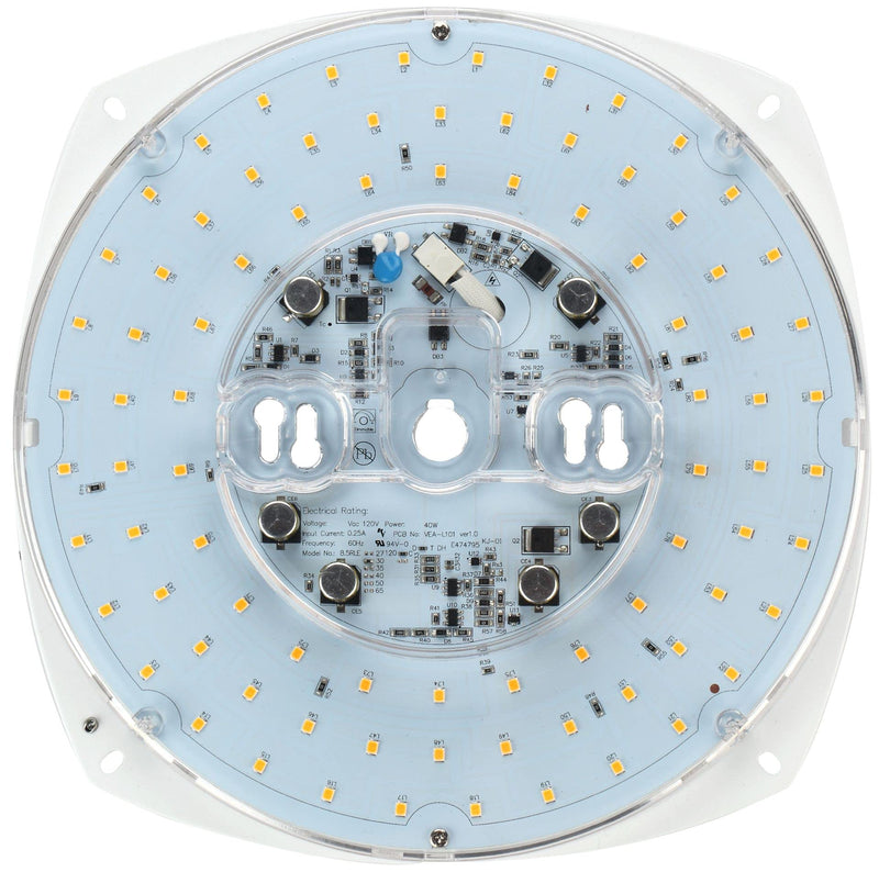 Silverlite 8.5in PCB Size,10.2in Overall Size,40W,3000K,3200LM,120V,CRI90,Dimmable LED Light Engine,Retrofit Light Kit for Ceiling Flush Light,Ceiling Fan Light,Pendant,Lantern,Garden light,UL/ES/JA8