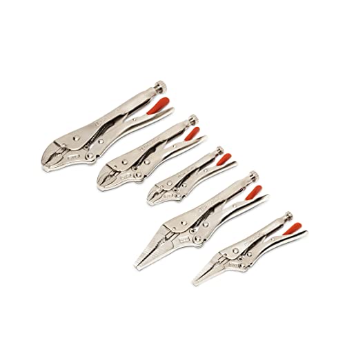 Crescent 5 Piece Curved & Long Nose Locking Plier Set | CLP5SETN-08 New