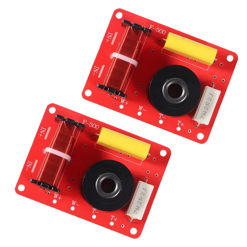 2pcs 130W 2-Way Speaker System Audio Crossover Filters Frequency Distributor