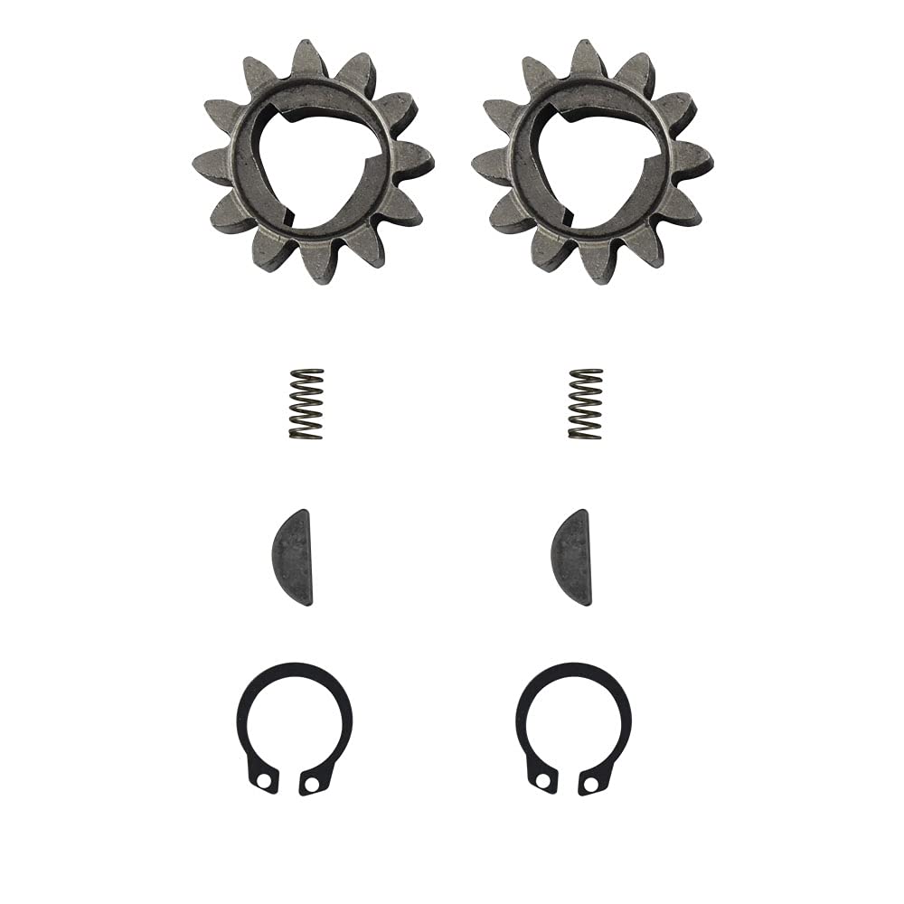 42661-VE2-800 12 Tooth Drive Wheel Gears Kit Compatible with H-onda Mower Include 42661-VE2-800 Gears 42672-VE2-800 Keys Springs & Clips, Fits HRM215 HRB215 HRS216-2 Pack