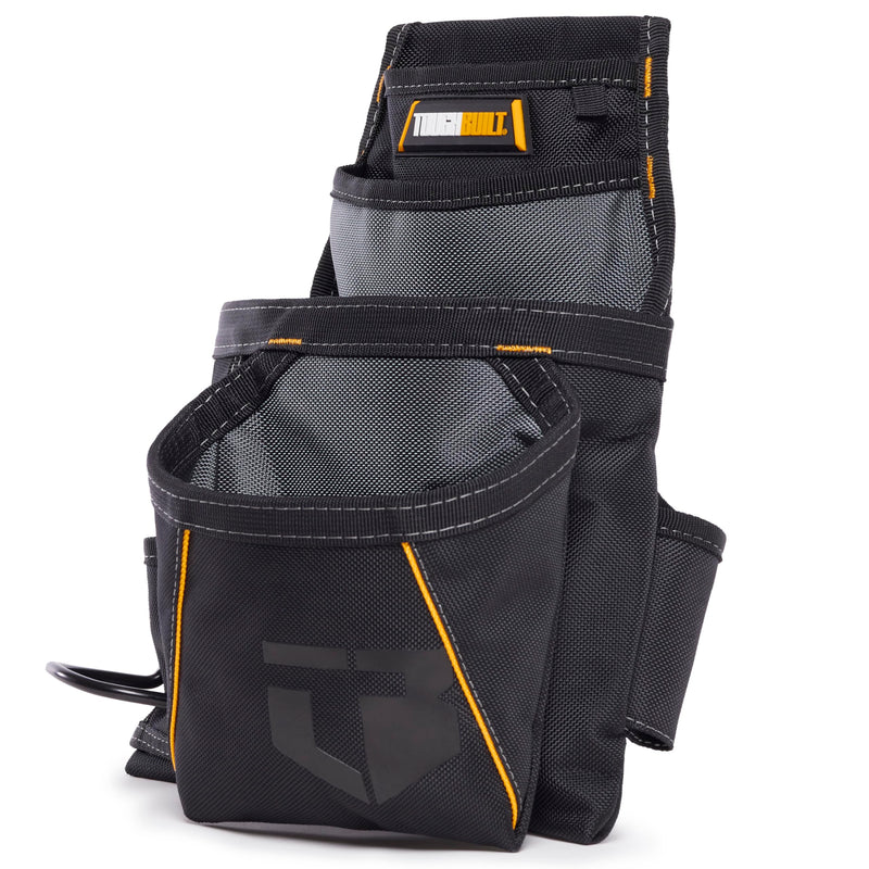 ToughBuilt - Utility Pouch, Durable Construction with Multiple Storage Compartments, Organized Design for Professional & Jobsite Use Carpenter Pouch