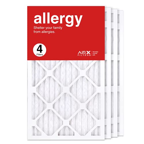 AIRx Filters 14x25x1 Furnace AC Filter MERV 11 Allergy 4-Pack 4 Pack