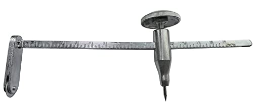 AERZETIX - C50013 - Circular Cutter Adjustable Compass for Drywall - 30-400mm - Cutting Through of Sockets in Drywall - Circular Scribing Tools for Plasterboard/Wood