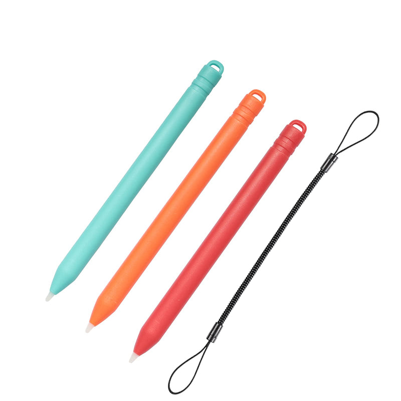 Replacement Colorful Stylus Drawing Pen and Lanyard for LCD Writing Tablet, Colorful Drawing Tablet,Kids Drawing Pads,Doodle Board(3 Pack Stylus Pens(Random Colorful) and 1 Lanyard)