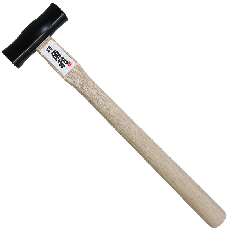 KAKURI Chisel Hammer 10.5 oz (300g) Japanese Woodworking Carpenter Hammer for Chisel, Plane, Nail, Heavy Duty Japanese Carbon Steel Round Head Black, Made in JAPAN Black 300 G