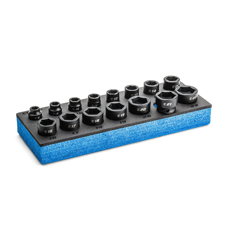 Capri Tools Stubby Impact Socket Set (3/8" Drive/Metric Set) 3/8" Drive / Metric Set