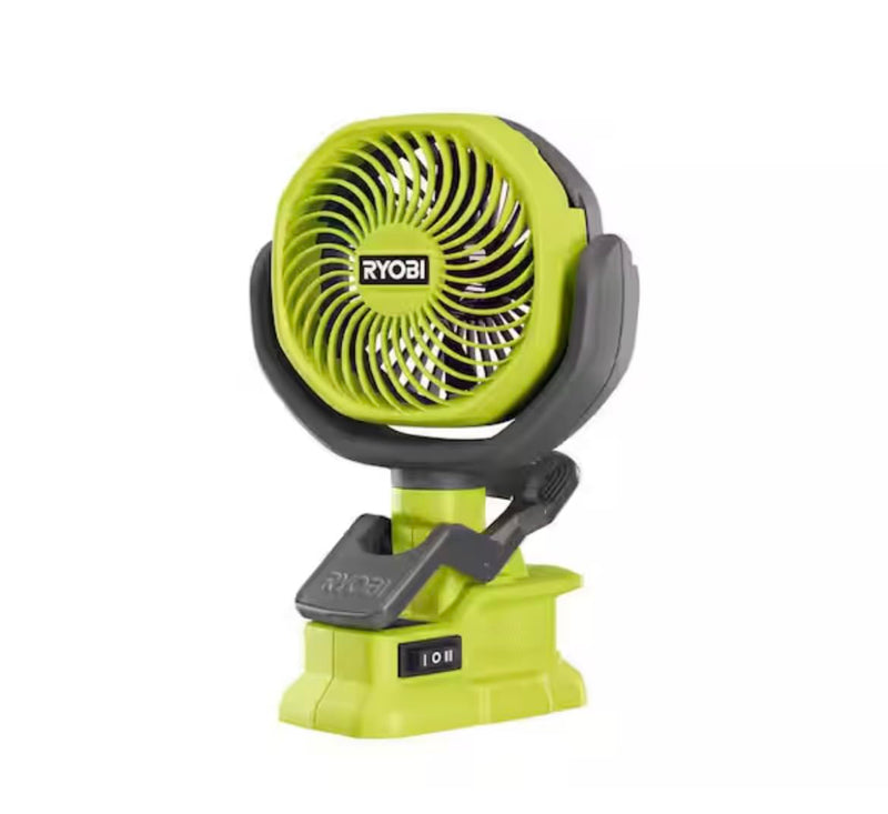 Birsppy RYOBI 18V ONE+ Cordless 4 in Clamp Fan (Tool Only) | PCF02B - Battery and Charger Sold Separately