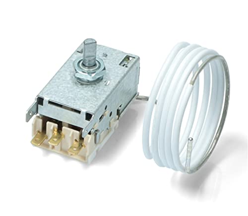 DL-pro Thermostat for Liebherr 6151086 Ranco K59L1287 Compatible with Miele 1513061 AEG 5026750700/7 899671069599/1 Temperature Controller with Capillary Tube Protection Hose for Refrigerator