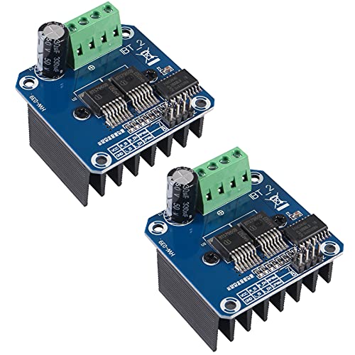2 Pcs BTS7960 DC Stepper Motor Driver Module 43A Current Limiting Control Module H-Bridge PWM Smart Car Board Compatible with Ar Duino Raspberry Pi Smart Car