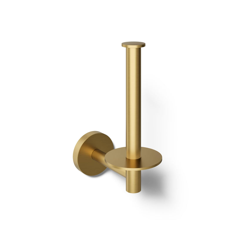 ELATE® VERTICLE TISSUE HOLDER Vibrant Brushed Moderne Brass