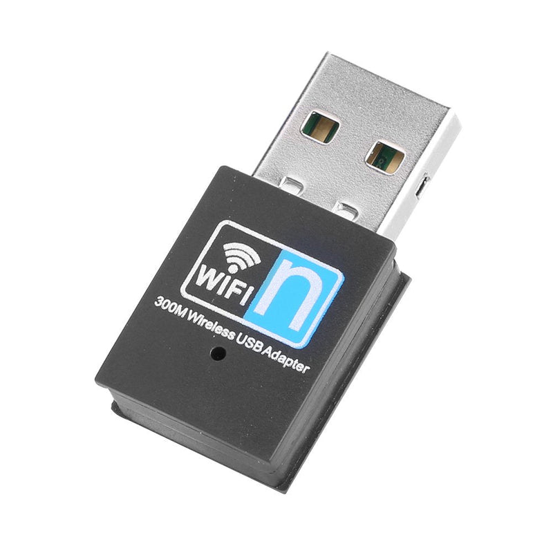 Heayzoki USB Adapter,300M Mini USB 2.0 Adapter Dongle Network Card Receiver for Desktop Laptop,High Speed Data Transfers,for 2000/XP/Vista/7/8/10, Linux,etc