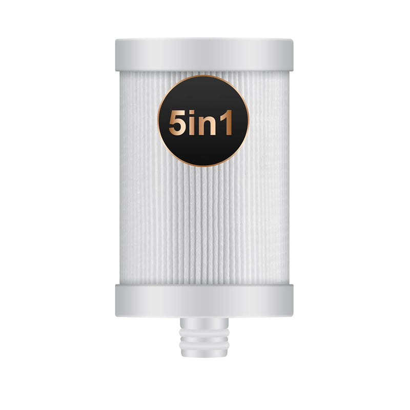 WINGSOL Replacement Filter Cartridge for Faucet Filter Compatibel with: WS-FM001-PAC/5in1/PC/CRM/(LED), WS-FM002-PAC/(LED), 5in1