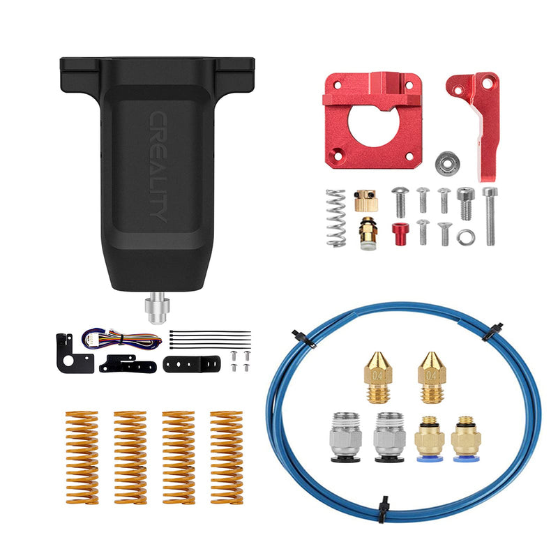 Cregrant3D Creality CR Touch Auto Bed Leveling Sensor Kit for 32 Bit V4.2.2/(.7) Mainboard Ender 3v2/3/Pro/Ender 5/Pro/CR-10, PTFE Tubing 1M,Aluminum Extruder, 0.4mm Nozzle, PC4-M6/M10 Fittings CR Touch Kit