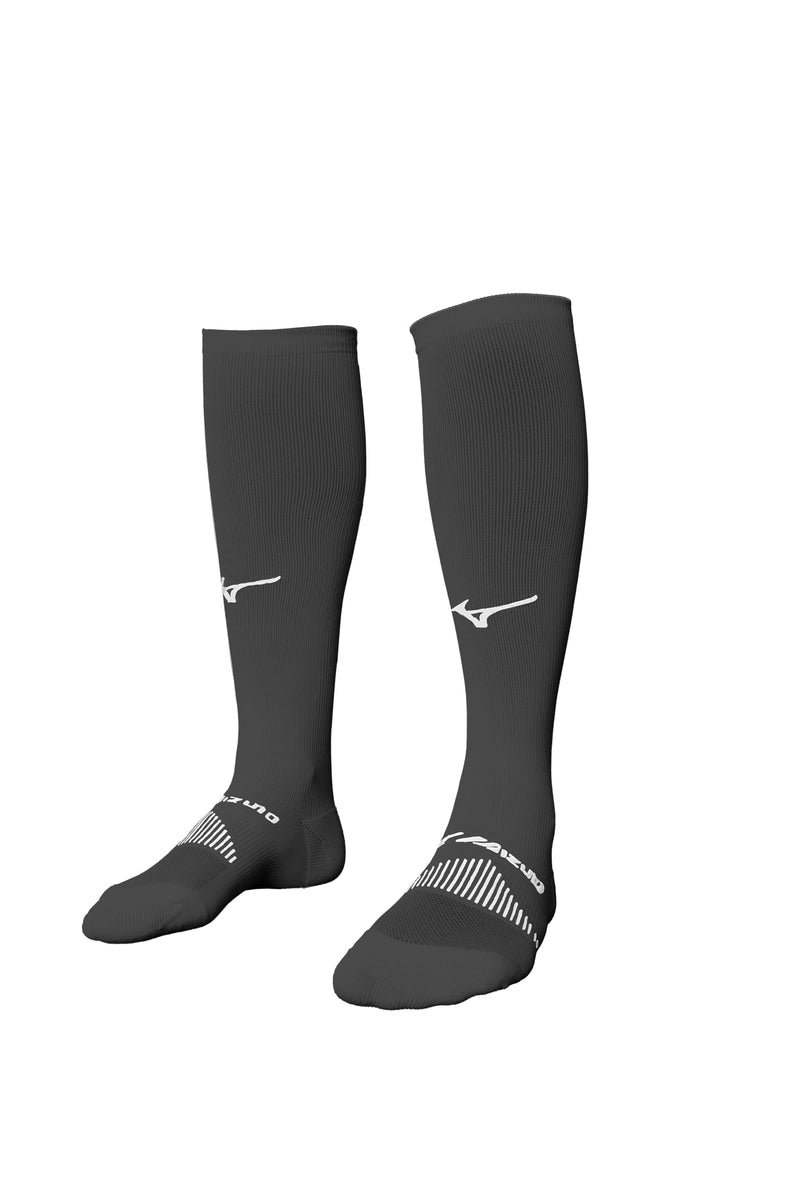 Mizuno Performance OTC Socks | Padded Athletic Socks | Charcoal | Unisex Large