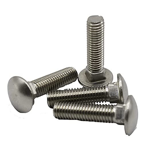SANTIE 18-8 Stainless Steel Carriage Bolt, 3/8-16 X 2 in.25pc 3/8"-16 X 2"(25pc)