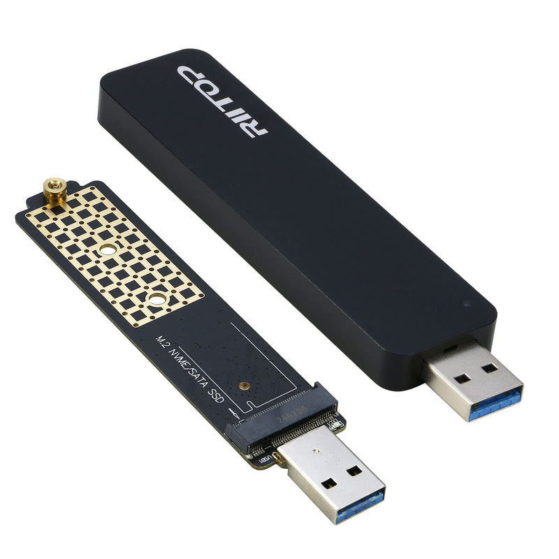 RIITOP M.2 to USB Adapter + M.2 to USB Enclosure