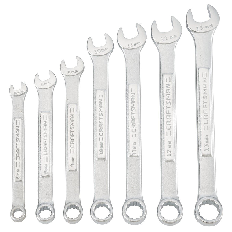 CRAFTSMAN MM WRENCH SET IN POUCH, 7PC (CMMT21086)