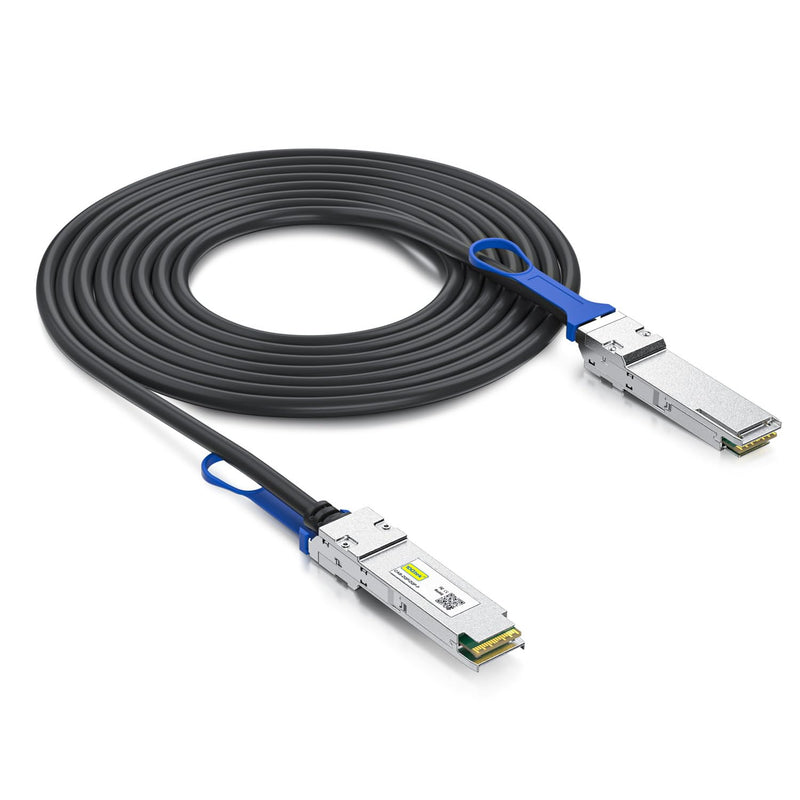 10Gtek 100Gb/s QSFP28 DAC Cable - 100GBASE-CR4 IB EDR QSFP28 to QSFP28 Passive Direct Attach Copper Cable for Mellanox IB EDR MCP1600-E001E30, 1-Meter 100G Q-Q 1m